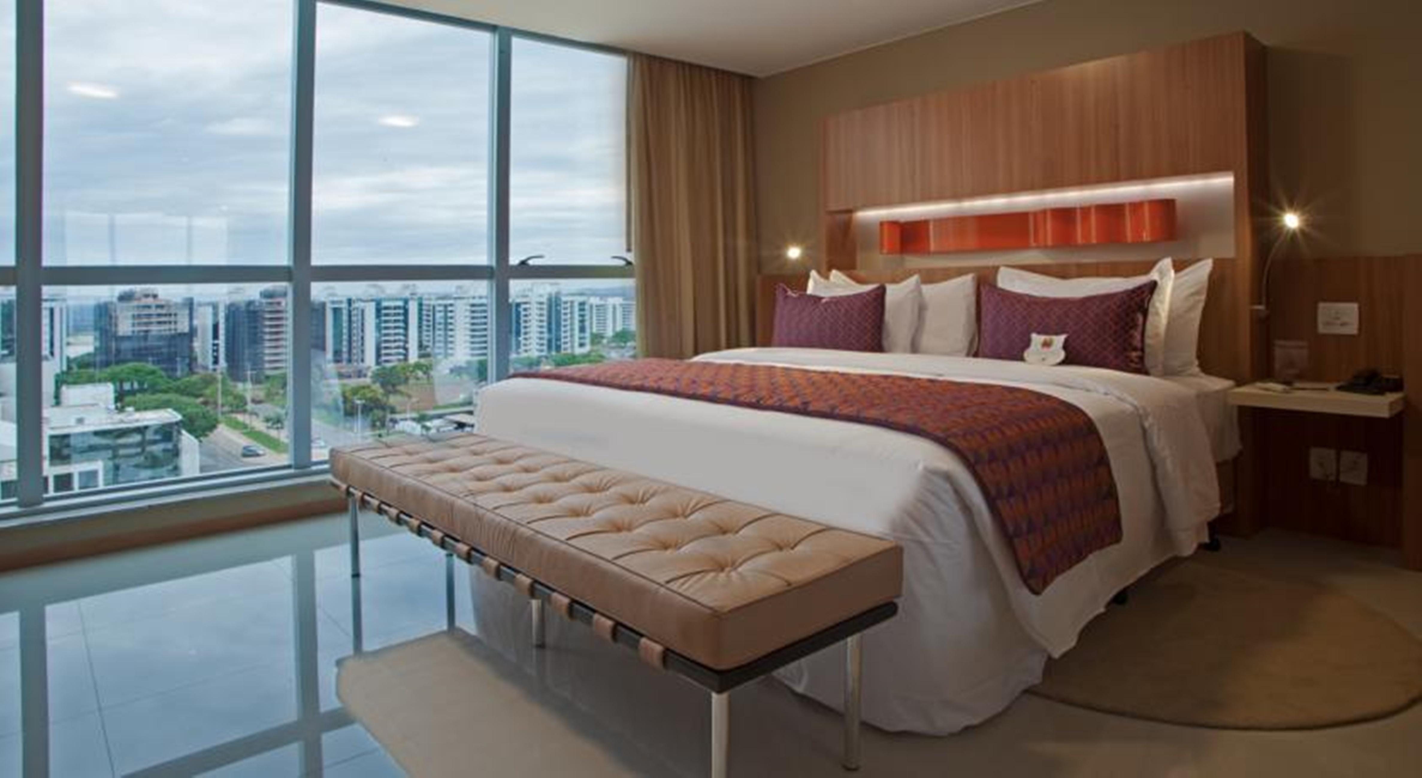 Jade Hotel Brasilia Candangolandia Buitenkant foto A bedroom at the JW Marriott Hotel Bogotá