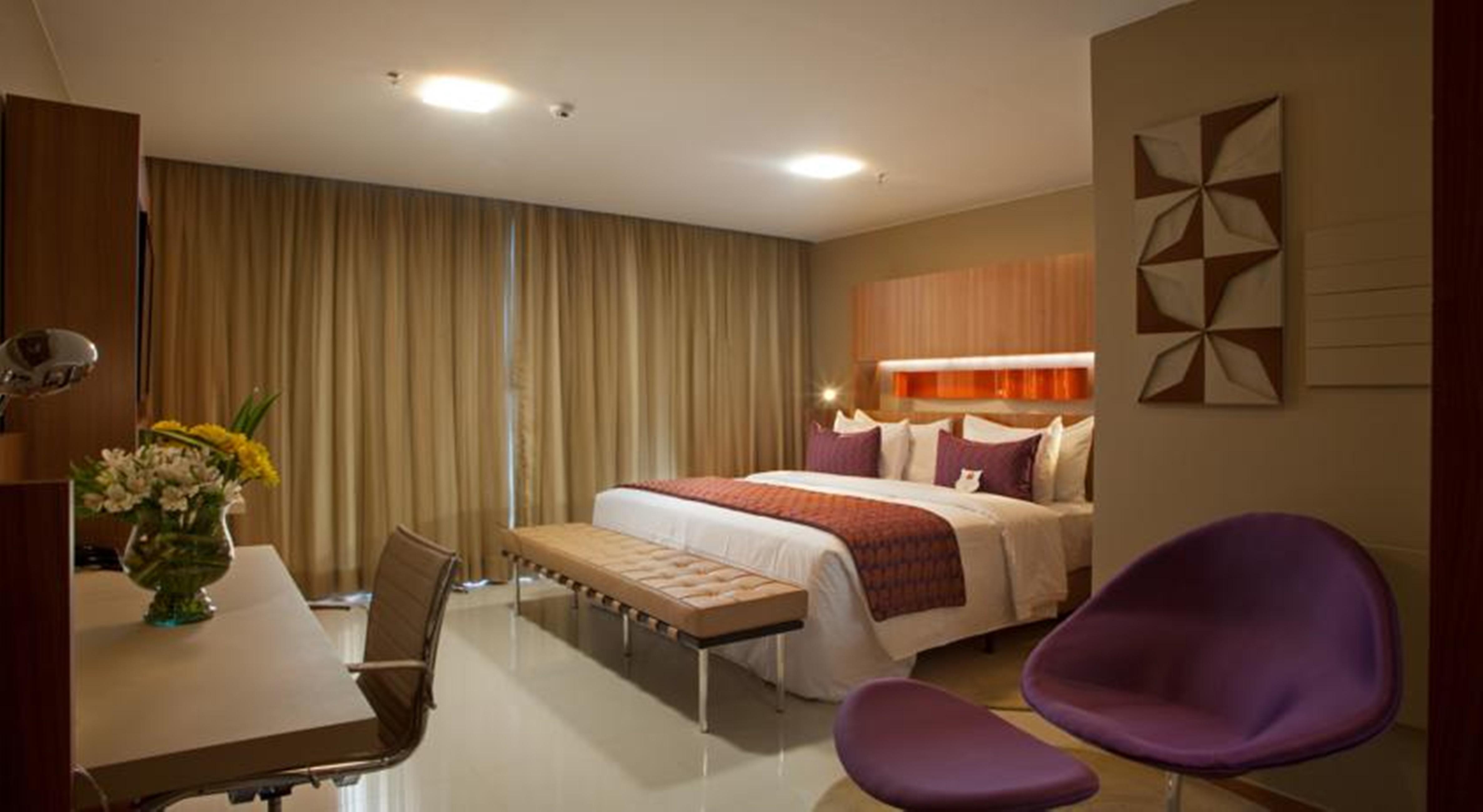 Jade Hotel Brasilia Candangolandia Buitenkant foto A bedroom at the hotel
