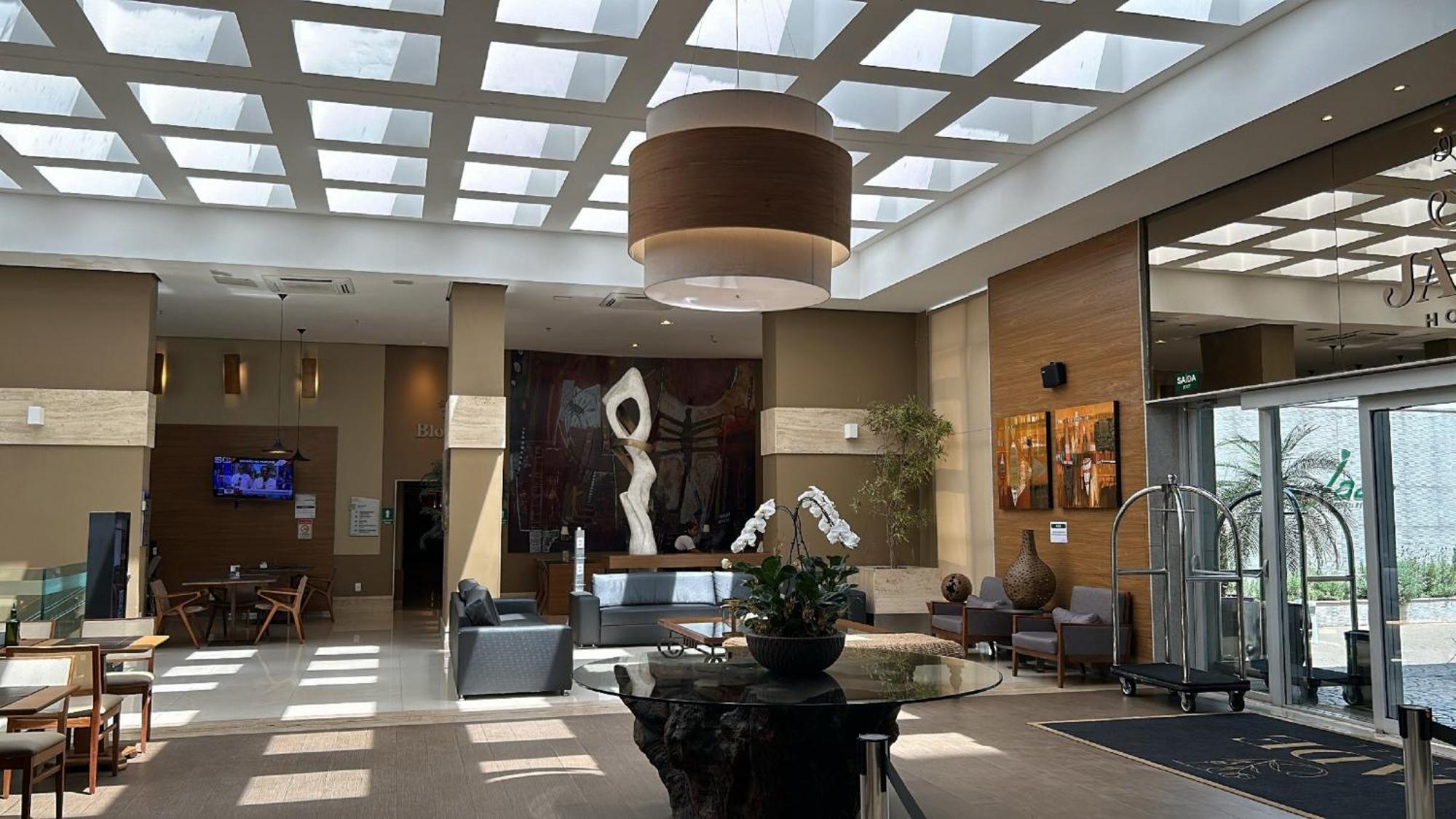 Jade Hotel Brasilia Candangolandia Buitenkant foto Lobby of the hotel
