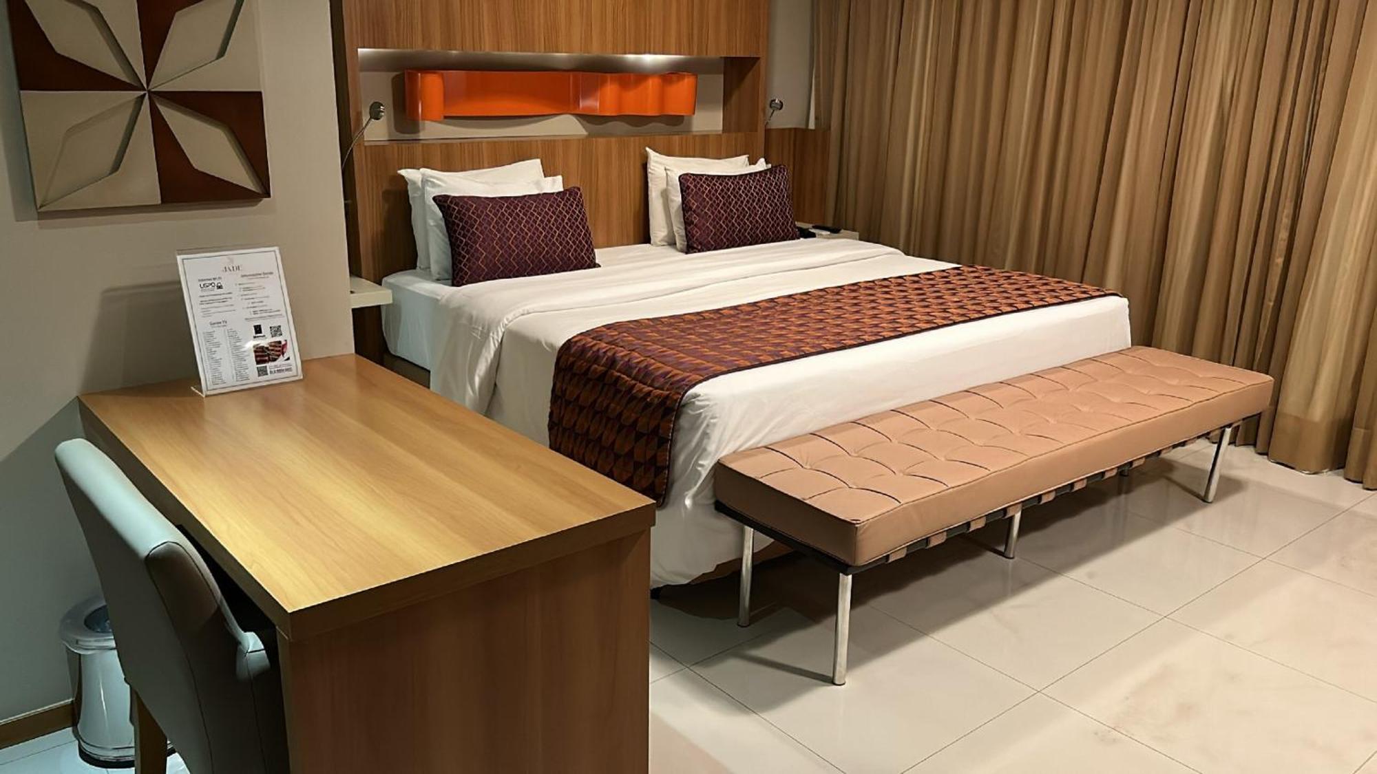 Jade Hotel Brasilia Candangolandia Buitenkant foto A bedroom at the hotel