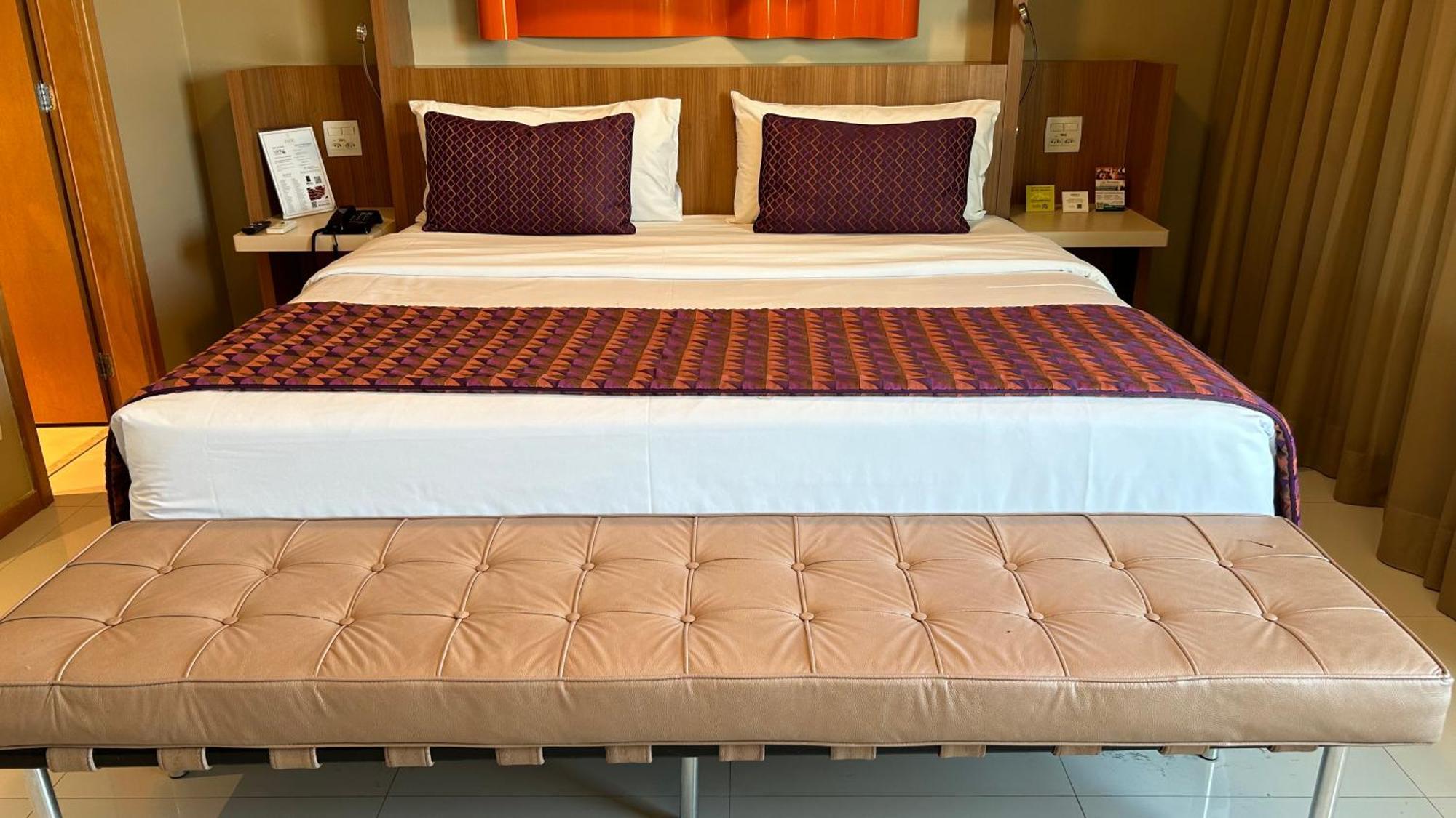Jade Hotel Brasilia Candangolandia Buitenkant foto A bed