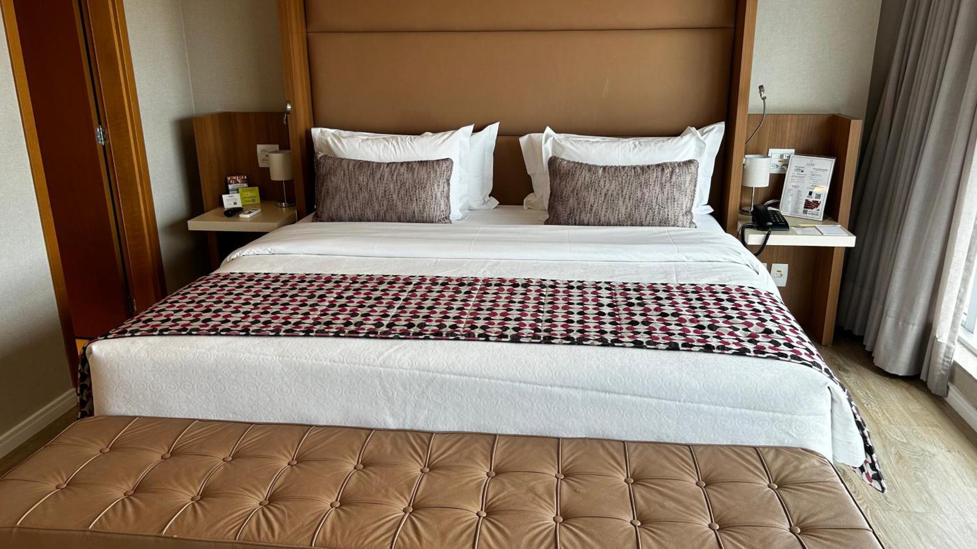 Jade Hotel Brasilia Candangolandia Buitenkant foto A bed